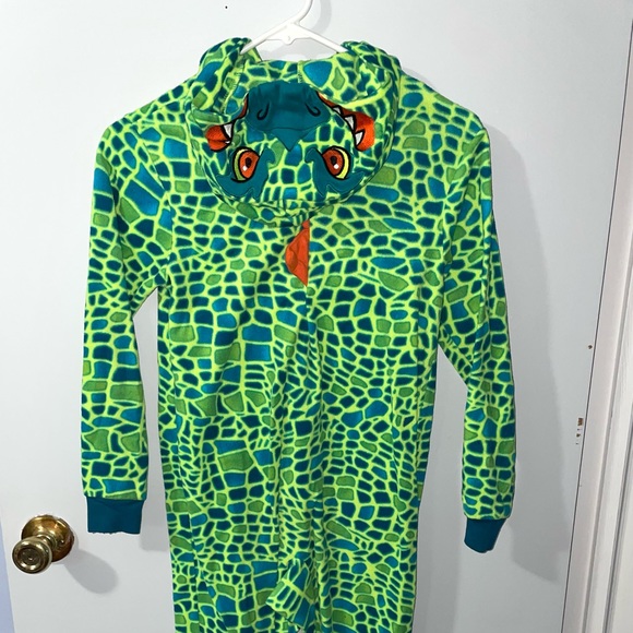 Dragon/Lizard Fleece Onesie Costume - Picture 5 of 11